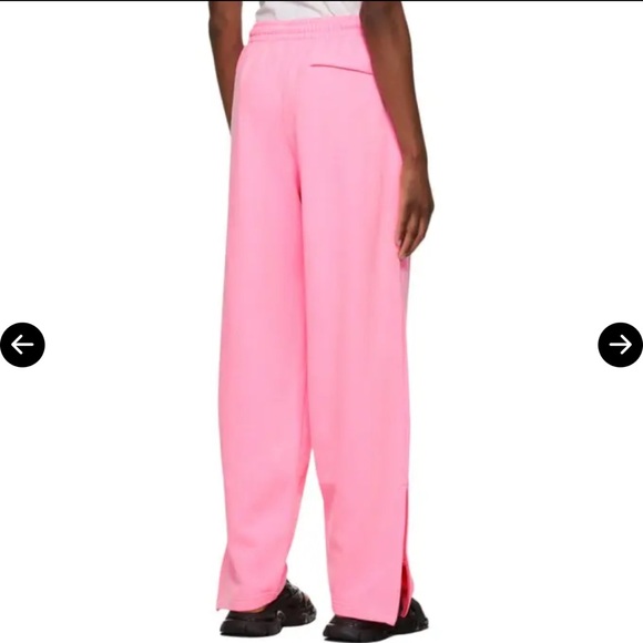 BALENCIAGA Pink Jogging Lounge Pants $995 NWT Sweatpants - Picture 2 of 9